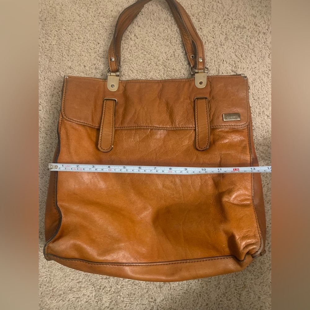 (Donated) Vintage Leather Tote Bag - Picture 11 of 14